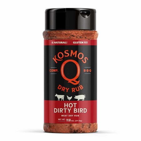 Kosmos Q Hot Dirty Bird Rub 11Oz Rub-DBH-SHK